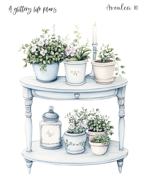 XL Avonlea Decorative Stickers for Planners and Journals