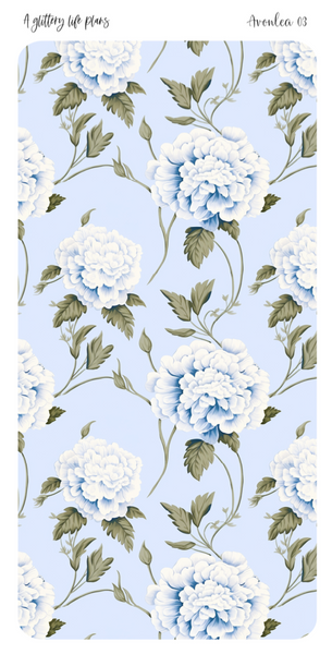 Avonlea Washi Tear Sticker Sheet for Planners and Journals