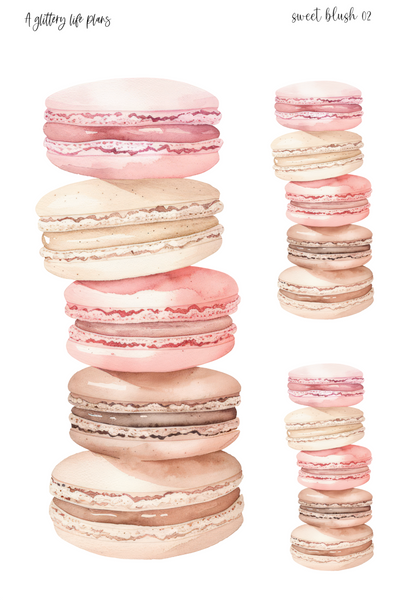 Sweet Blush XL Sticker Sheet for Planners and Journals