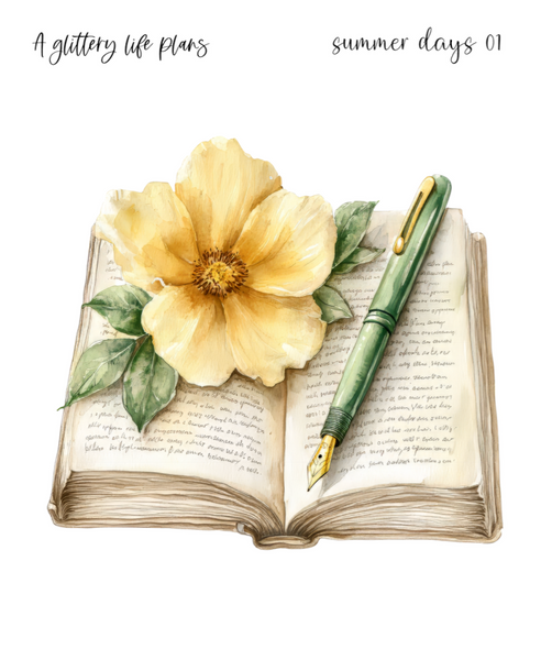 $2 Tuesday XL Summer DaysDecorative Stickers for Planners and Journals