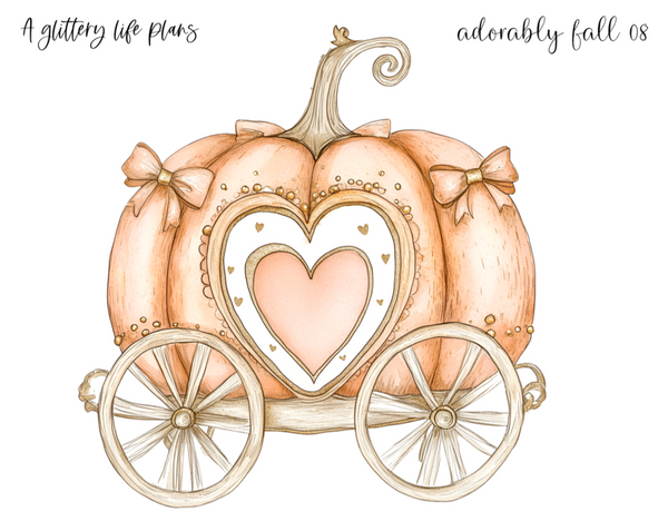 Adorably Fall XL Decorative Stickers for Planners and Journals