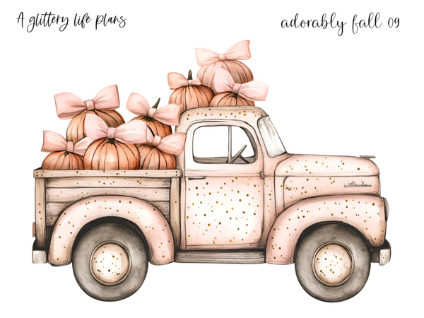 Adorably Fall XL Decorative Stickers for Planners and Journals