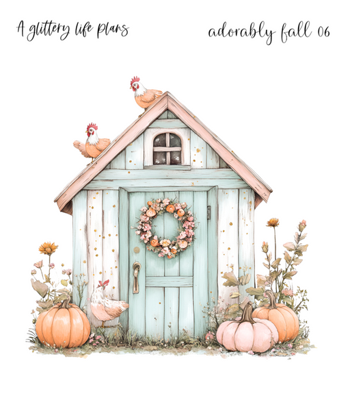 Adorably Fall XL Decorative Stickers for Planners and Journals