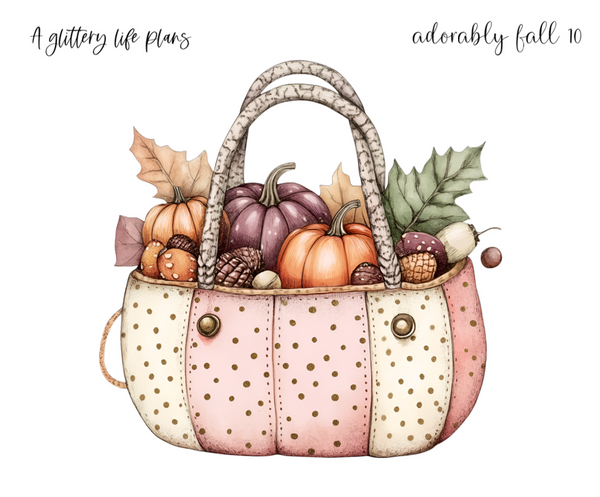 Adorably Fall XL Decorative Stickers for Planners and Journals