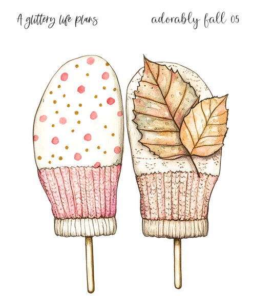 Adorably Fall XL Decorative Stickers for Planners and Journals