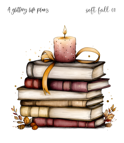 Soft Fall XL Large Deco Stickers for Planners and Journals