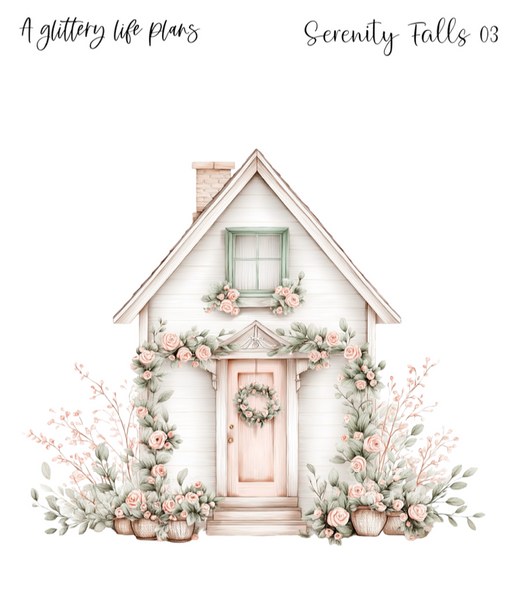 Serenity Falls XL Large Deco Stickers for Planners and Journals