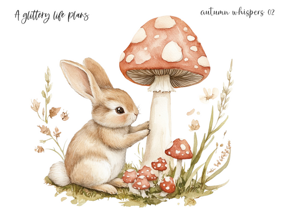 Autumn Whispers XL Large Deco Stickers for Planners and Journals