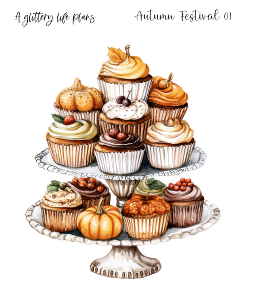Autumn Festival XL Decorative Stickers for Planners and Journals