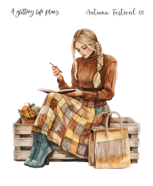 Autumn Festival XL Decorative Stickers for Planners and Journals