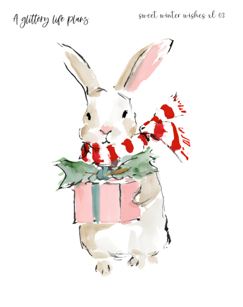 Sweet Winter Wishes XL Decorative Stickers for Planners and Journals