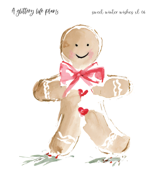 Sweet Winter Wishes XL Decorative Stickers for Planners and Journals