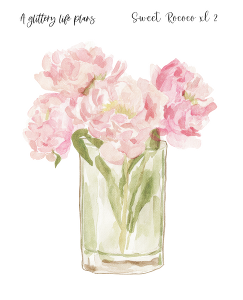 Sweet Rococo XL Decorative Stickers for Planners and Journals