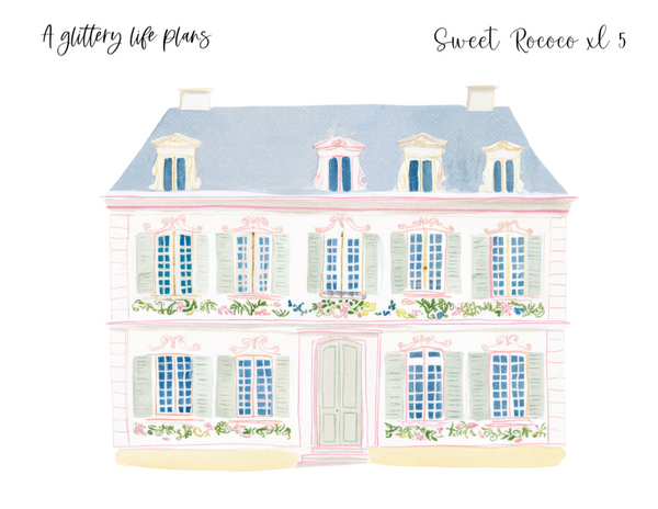 Sweet Rococo XL Decorative Stickers for Planners and Journals