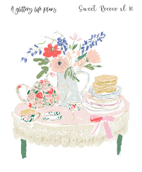 Sweet Rococo XL Decorative Stickers for Planners and Journals