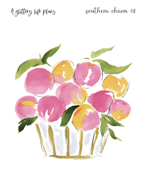 Southern Charm XL Decorative Stickers for Planners and Journals
