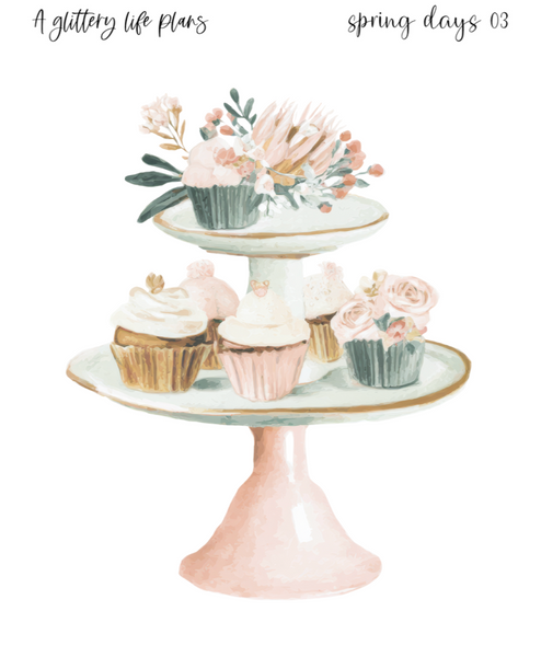 Spring Days XL Large Deco Stickers for Planners and Journals