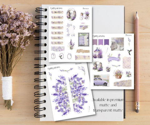 Provence Journaling Kit- Stickers for planners and journals