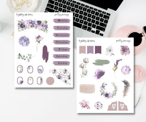 Pretty Pansy's Washi Sticker Paper Journaling Kit and Deco Sheets