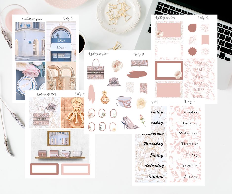 Lady D Mini Kit - Planner Stickers and Decorations