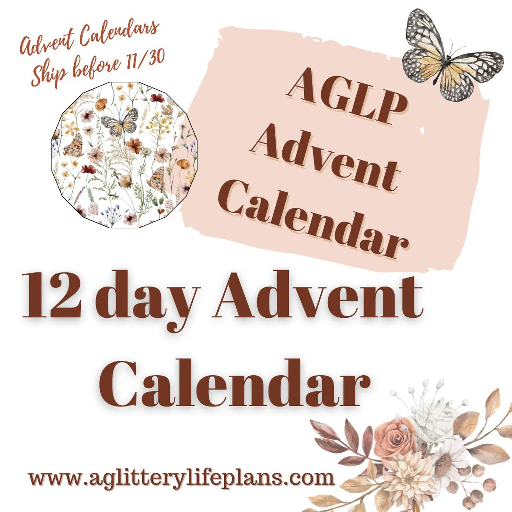 12 Day Advent Calendar A Glittery Life Plans