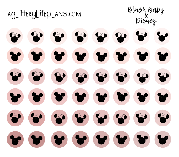 Blush Baby x Disney Transparent Dots Bundle