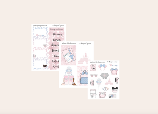 50 Magical Y'ears' Mini Sticker Kit