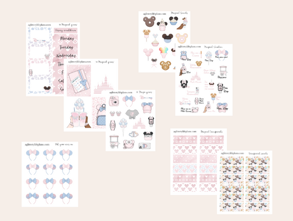 50 Magical Y'ears' Mini Sticker Kit