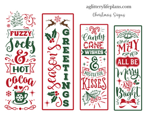 Christmas Signs Deco Journaling Stickers