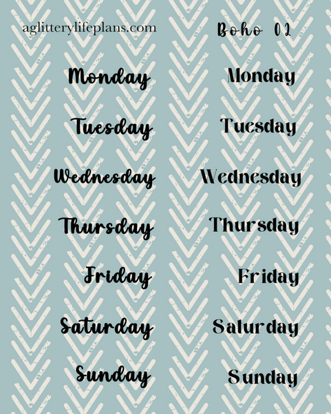 Boho Date Covers