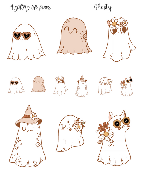 Ghosty Deco Stickers