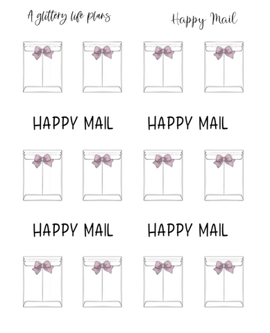 Happy Mail Deco Stickers