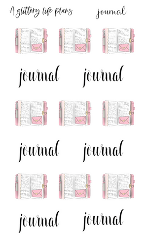 Journal Icon Stickers
