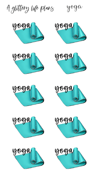 Yoga Icon Stickers