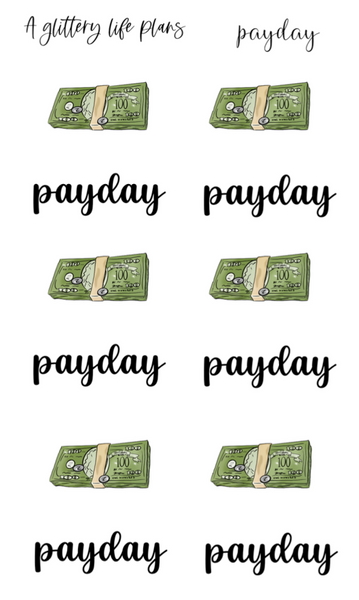 Payday Icon Stickers
