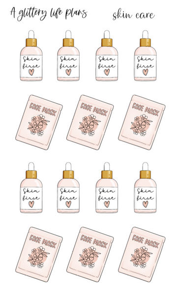 Skin Care Icon Stickers