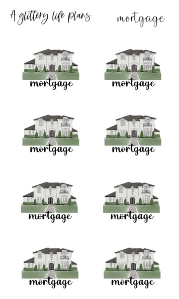 Mortgage Icon Stickers