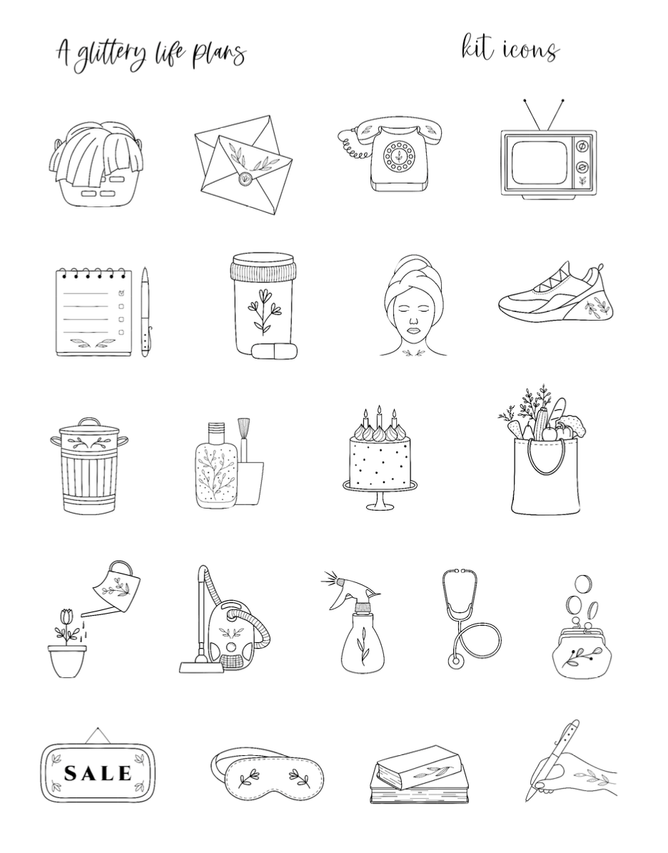 Kit Icon Stickers