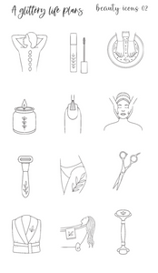 Beauty Icons 02 Stickers