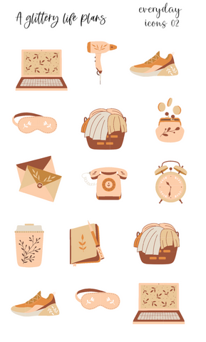 Everyday Icons 02 Stickers