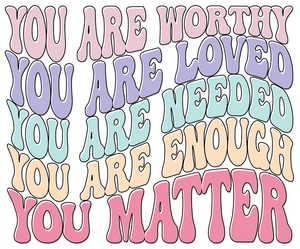 You Matter Mental Health Vinyl Sticker