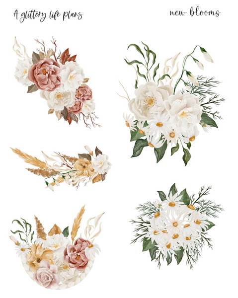 New Blooms Deco Stickers
