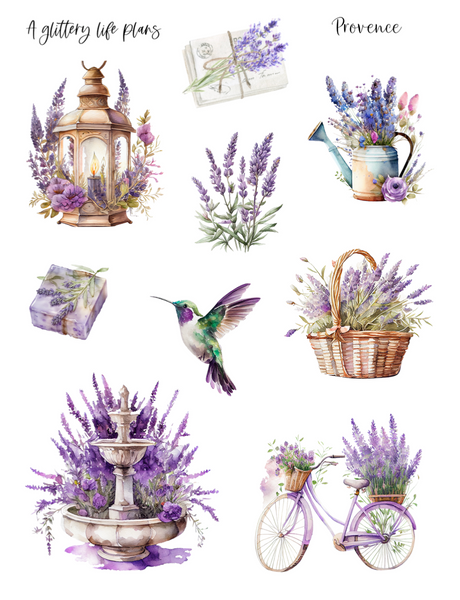 Provence Mini Kit - Planner Stickers and Decorations