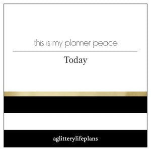 This is my Planner Peace (Today) Pocket Card