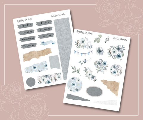 Winter Florals Journaling Kit